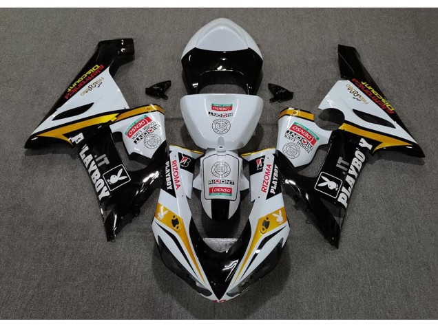 Gold Playboy 2005-2006 ZX6R Fairings Gold Playboy 2005-2006 ZX6R Fairings