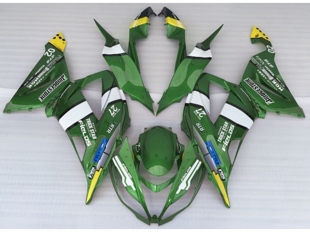 Green Logo Style 2013-2018 ZX6R Fairings
