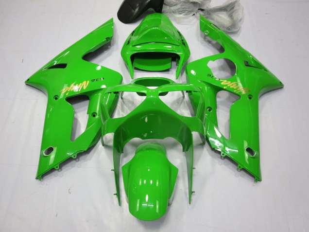 Green Ninja 2003-2004 ZX6R Fairings Green Ninja 2003-2004 ZX6R Fairings