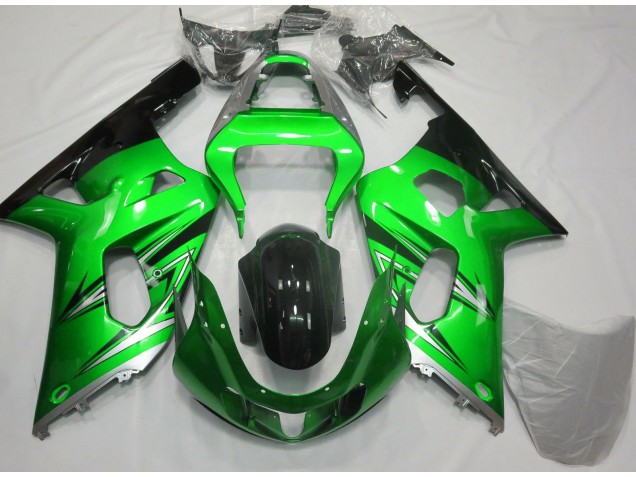 Green and Silver 2001-2003 GSXR 600-750 Fairings Green and Silver 2001-2003 GSXR 600-750 Fairings