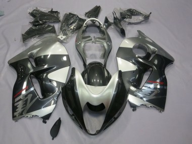 Grey and Silver 1997-2007 GSXR 1300 Hayabusa Fairings