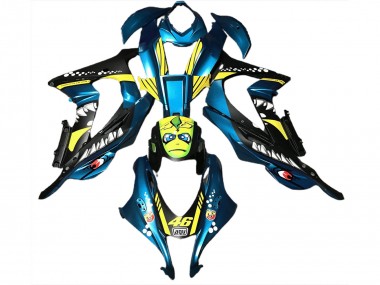 Light Blue Shark 2016-2019 ZX10R Fairings