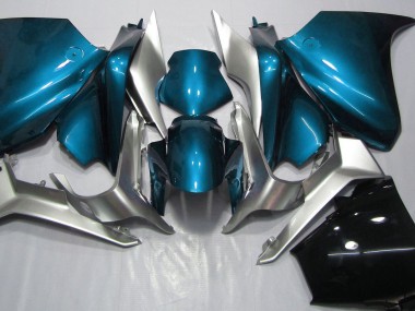 Light Blue and Silver 2010-2013 VFR1200 Fairings