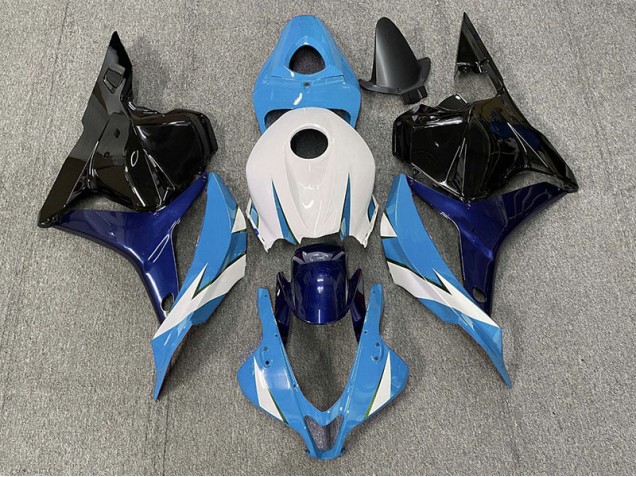 Light Blue and White 2009-2012 CBR600RR Fairings