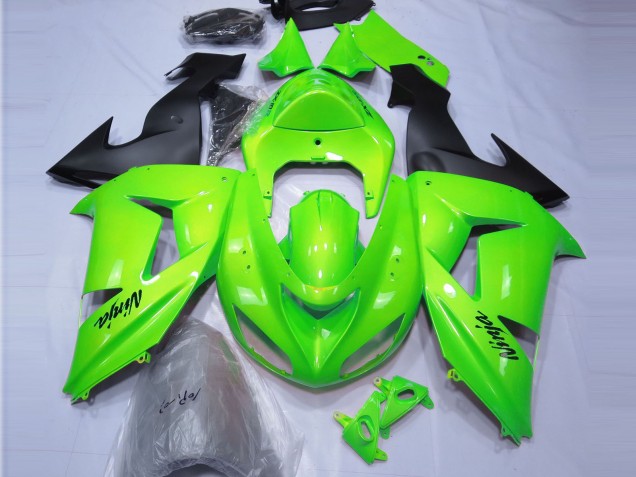 Lime Green 2006-2007 ZX10R Fairings Lime Green 2006-2007 ZX10R Fairings