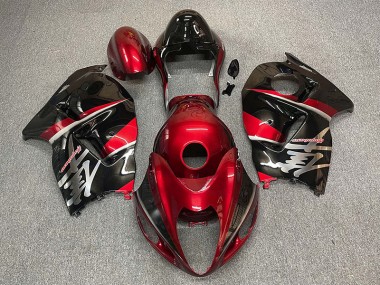 Maroon and Black Style 1997-2007 GSXR 1300 Hayabusa Fairings