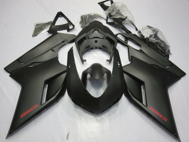 Matte Black 2007-2014 Ducati 848 1098 1198 Fairings Matte Black 2007-2014 Ducati 848 1098 1198 Fairings