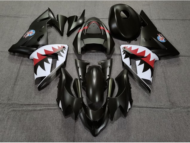 Matte Black Betty Bomber 2004-2005 ZX10R Fairings