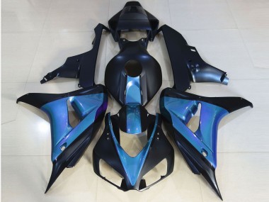 Matte Black & Light Blue 2006-2007 CBR1000RR Fairings