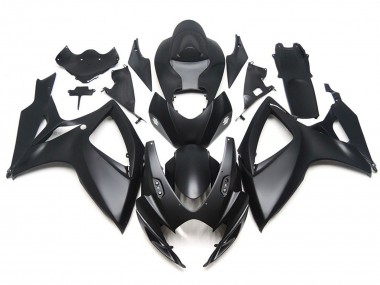 Matte Black OEM Custom Style 2006-2007 GSXR 600-750 Fairings