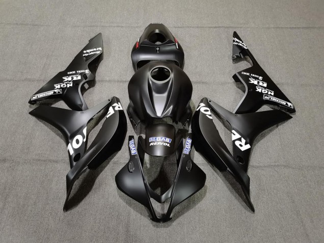 Matte Black Repsol 2007-2008 CBR600RR Fairings