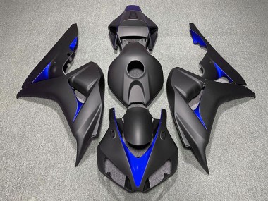Matte Black and Blue 2006-2007 CBR1000RR Fairings