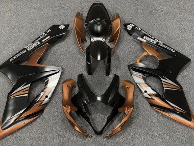 Matte Black and Bronze 2005-2006 GSXR 1000 Fairings