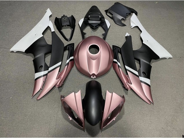 Matte Black and Rose Gold 2008-2016 R6 Fairings Matte Black and Rose Gold 2008-2016 R6 Fairings