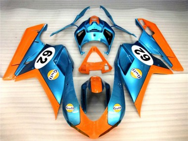 Matte Gulf 2007-2014 Ducati 848 1098 1198 Fairings