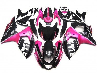 Matte Pink Custom Logos 2009-2016 GSXR 1000 Fairings