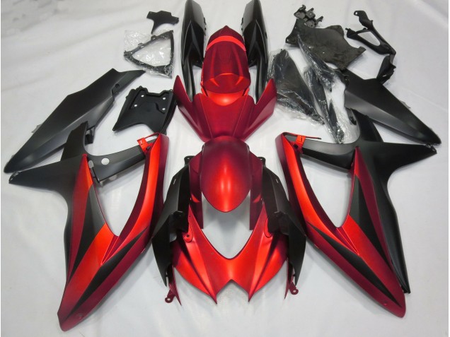 Matte Red No R 2008-2010 GSXR 600-750 Fairings Matte Red No R 2008-2010 GSXR 600-750 Fairings