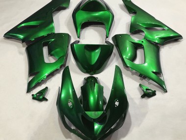 Metallic Green 2005-2006 ZX6R Fairings