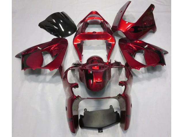 Metallic Red 2000-2002 ZX6R Fairings Metallic Red 2000-2002 ZX6R Fairings