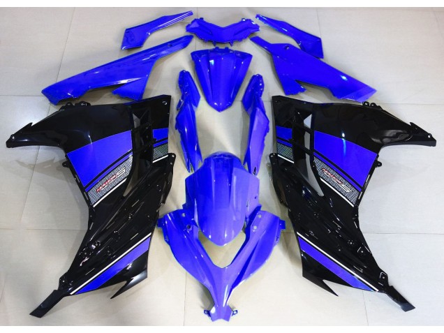 Midnight Blue and Black 2013-2018 Ninja 300 Fairings