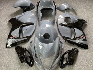 Nardo Grey & Black 2008-2020 GSXR 1300 Hayabusa Fairings
