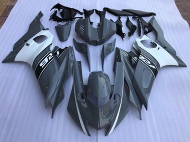 Nardo Grey and White 2017-2021 R6 Fairings