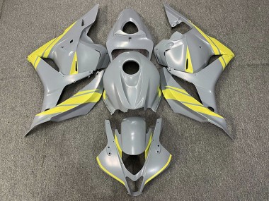 Nardo Grey and Yellow 2009-2012 CBR600RR Fairings