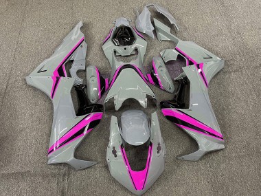 Nardo with Pink Stripes 2017-2023 CBR1000RR Fairings