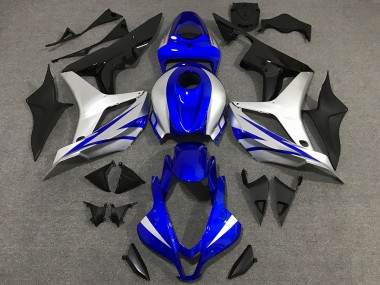 OEM Style Blue and Silver 2007-2008 CBR600RR Fairings