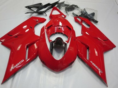 OEM Style Gloss Red 2007-2014 Ducati 848 1098 1198 Fairings