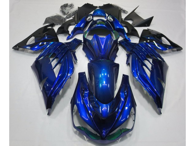 Ocean Blue Gloss 2012-2021 ZX14R Fairings Ocean Blue Gloss 2012-2021 ZX14R Fairings