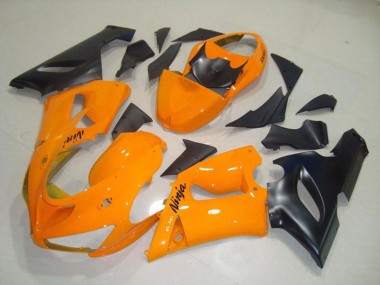 Orange Black 2005-2006 ZX6R Fairings