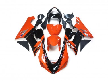 Orange and Black Elf 2005-2006 ZX6R Fairings