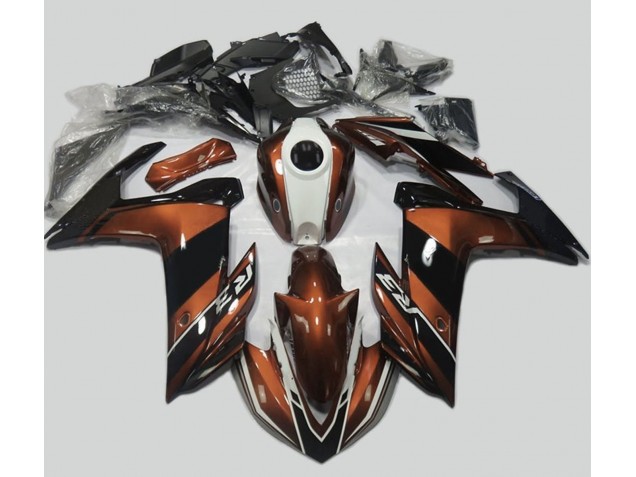 Orange and Gloss Black 2015-2018 R3 Fairings