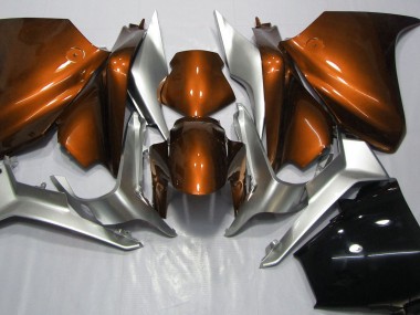 Orange and Silver 2010-2013 VFR1200 Fairings
