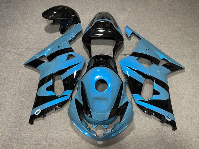 Pearl Light Blue and Black 2001-2003 GSXR 600-750 Fairings Pearl Light Blue and Black 2001-2003 GSXR 600-750 Fairings