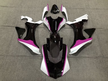 Pink Black and White 2015-2019 R1 Fairings