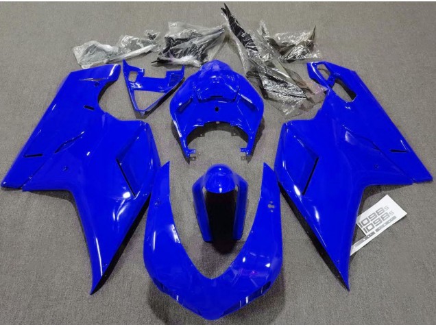 Plain Gloss Blue 2007-2014 Ducati 848 1098 1198 Fairings Plain Gloss Blue 2007-2014 Ducati 848 1098 1198 Fairings