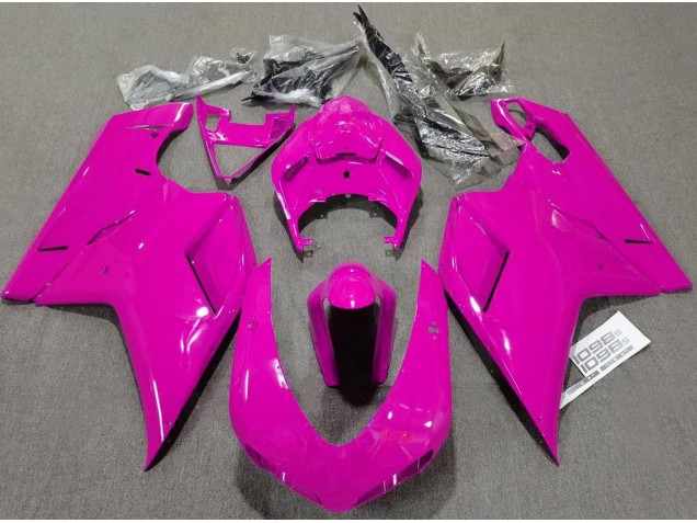 Plain Gloss Pink 2007-2014 Ducati 848 1098 1198 Fairings Plain Gloss Pink 2007-2014 Ducati 848 1098 1198 Fairings