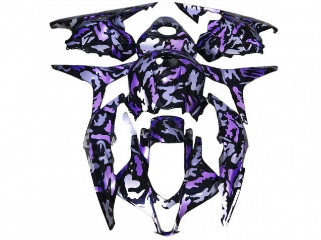 Purple Snow Camo 2009-2012 CBR600RR Fairings