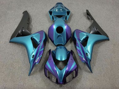 Purple and Emerald 2006-2007 CBR1000RR Fairings