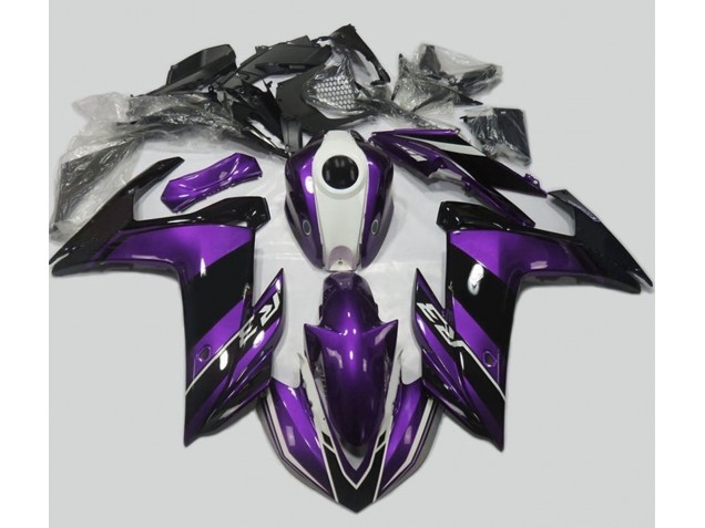 Purple and Gloss Black 2015-2018 R3 Fairings Purple and Gloss Black 2015-2018 R3 Fairings
