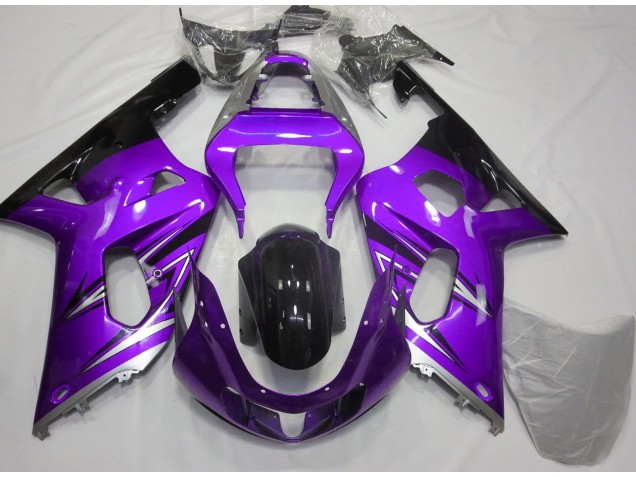 Purple and Silver 2001-2003 GSXR 600-750 Fairings Purple and Silver 2001-2003 GSXR 600-750 Fairings