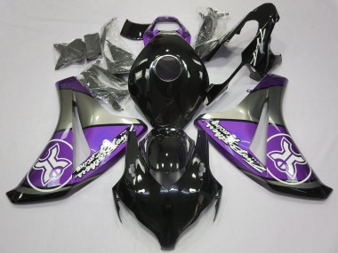 Purple on Black Custom 2008-2011 CBR1000RR Fairings