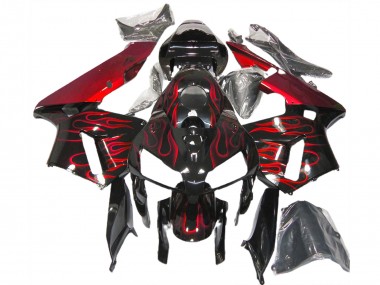 Red Flame 2005-2006 CBR600RR Fairings
