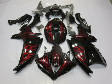 Red Flame 2007-2008 R1 Fairings
