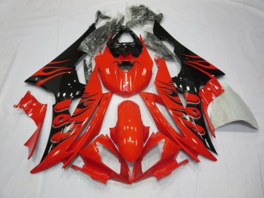 Red Flame 2008-2016 R6 Fairings