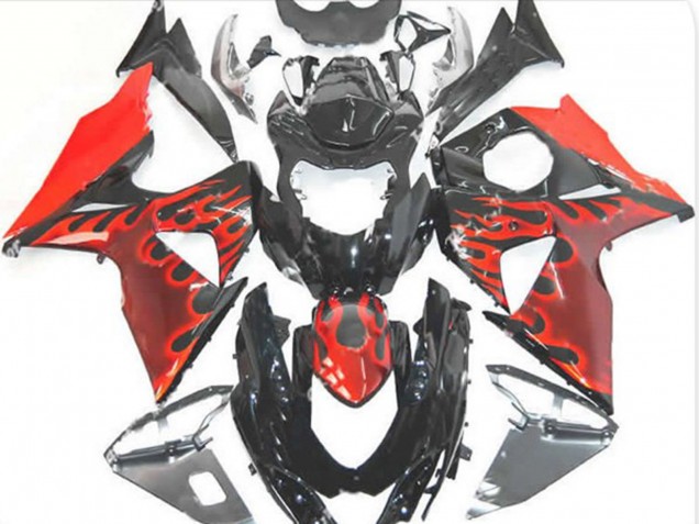 Red Flame 2009-2016 GSXR 1000 Fairings Red Flame 2009-2016 GSXR 1000 Fairings