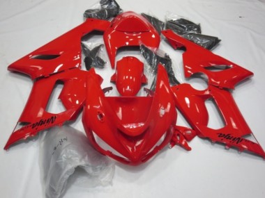Red Gloss 2005-2006 ZX6R Fairings