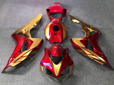 Red & Gold 2006-2007 CBR1000RR Fairings